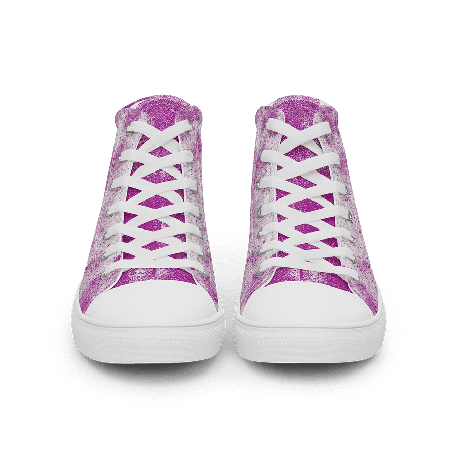 Purple Splatter Retro High Tops product image (3)