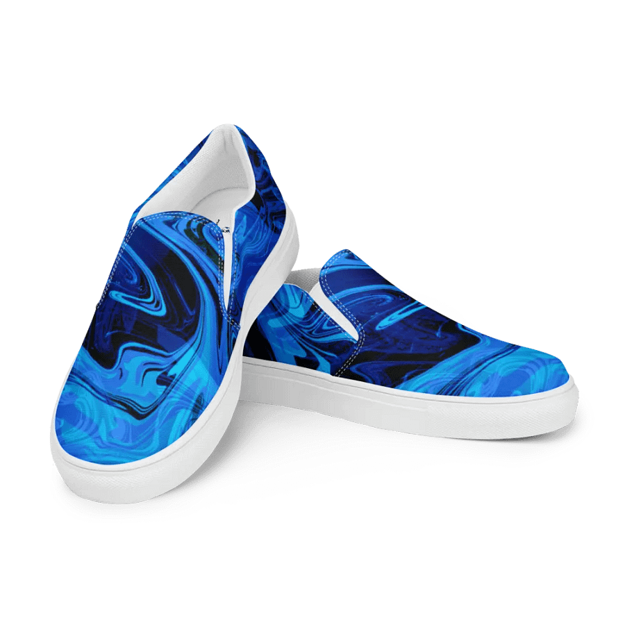 Abyssal Swirl Women's Slip-On Canvas Shoes | Womens Slip-Ons product image (11)