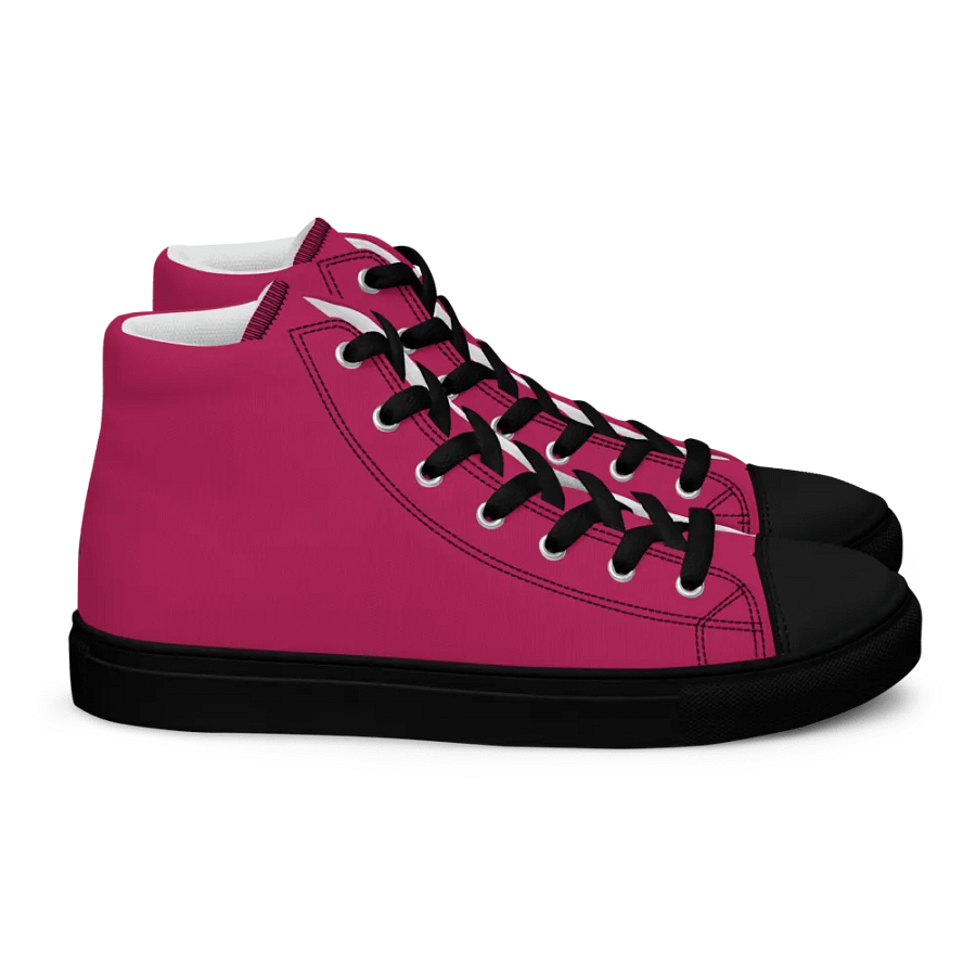 Wild Berry Vibes High Top Canvas Shoes product image (6)