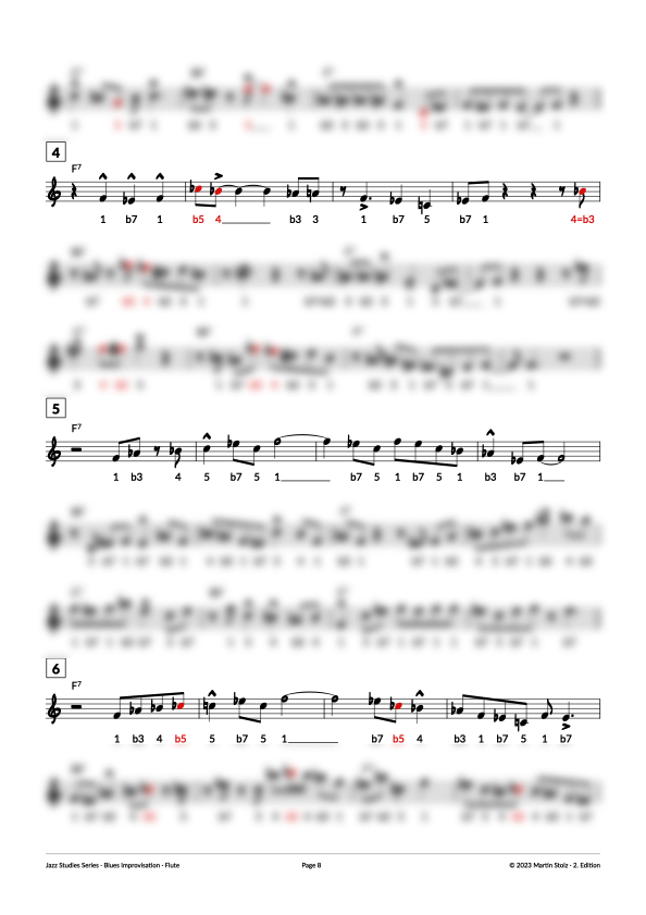 7 Steps to the perfect Blues-Solo - Flute product image (9)