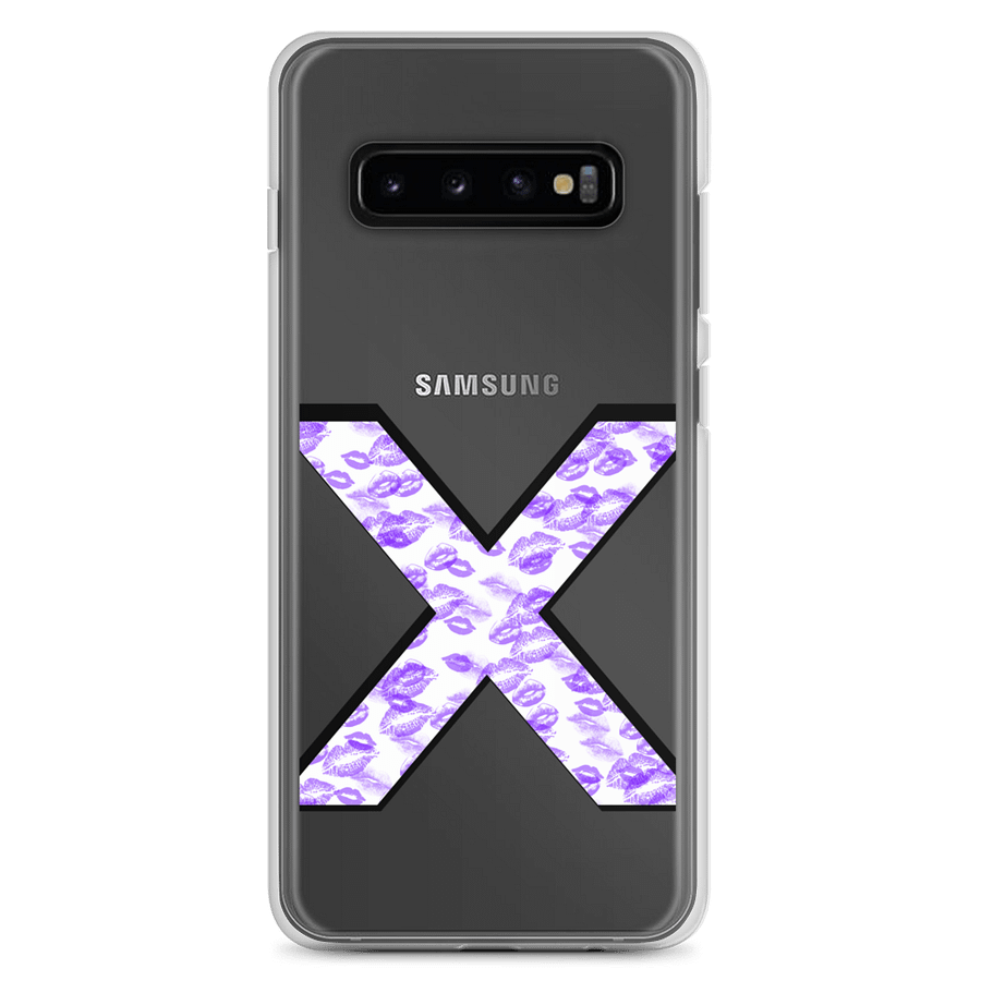 White X Purple Lipstick Kisses Phone Case S product image (1)