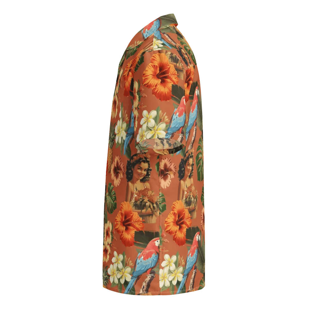 Vintage Tiki Hawaiian Shirt product image (5)