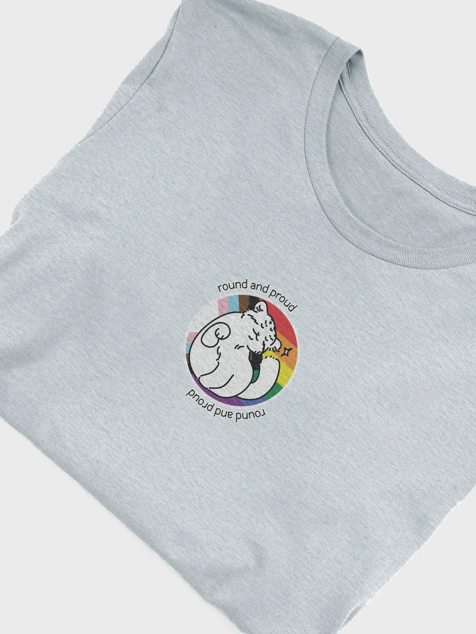 Round and Proud Manul Pride Version - Bella+Canvas Unisex T-Shirt product image (50)
