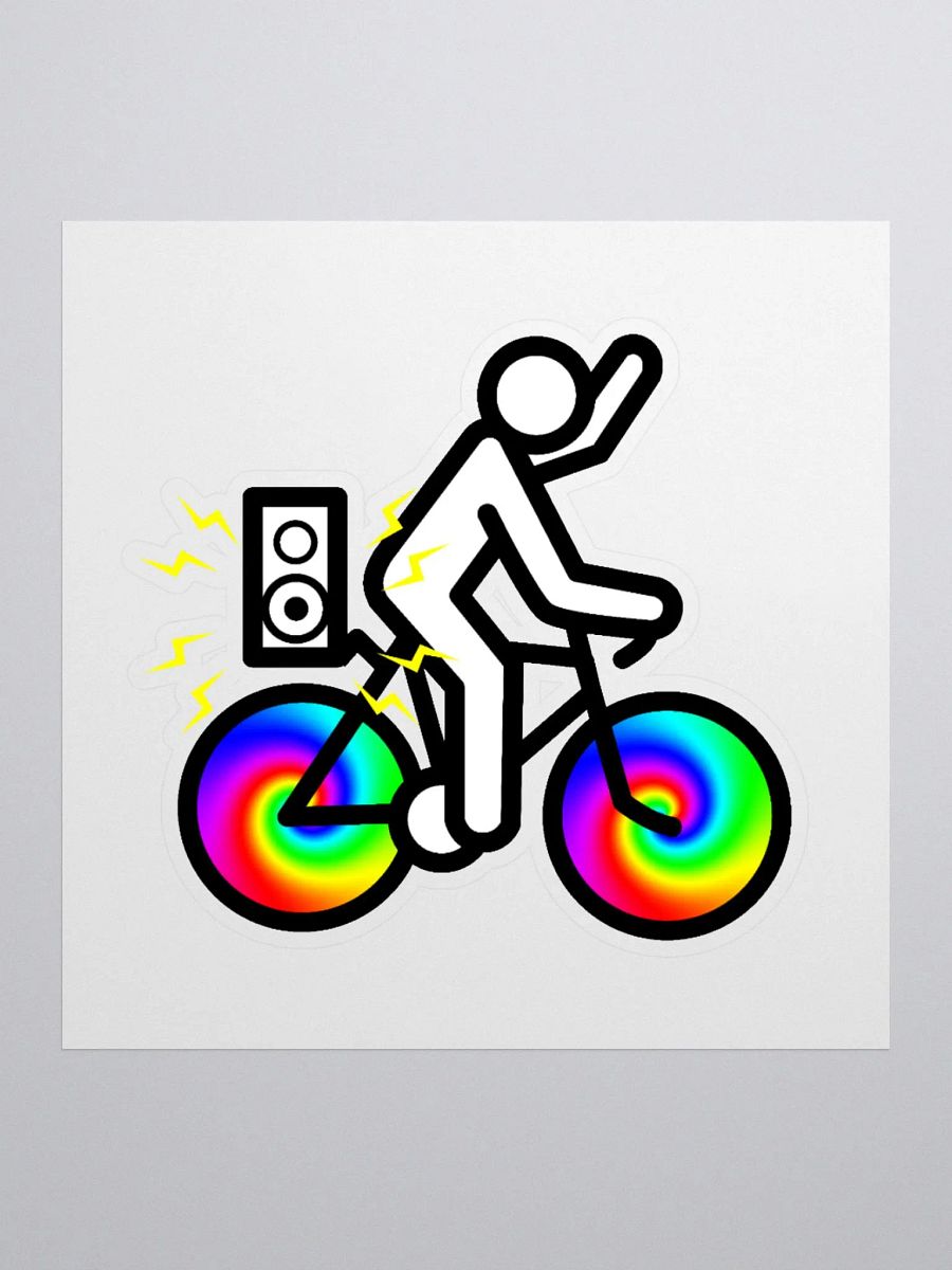 Bike Rave Logo Sticker product image (1)