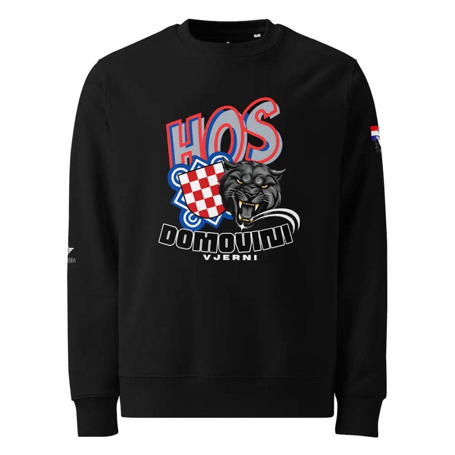 HOS DOMOVINI VJERNI Organic Man Sweatshirt product image (1)