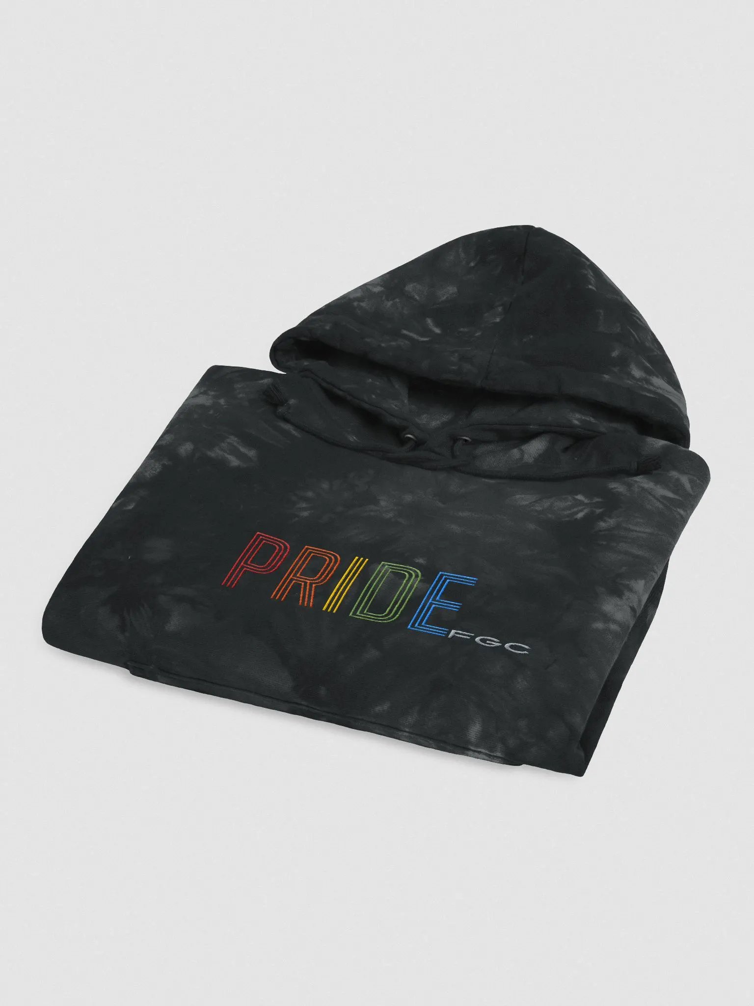 PRIDEfgc Embroidered TieDie Hoodie product image (4)