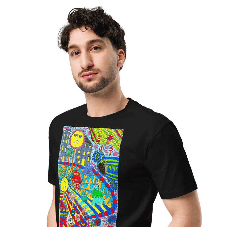 Abstract Doodle Life Unisex T Shirt product image (6)