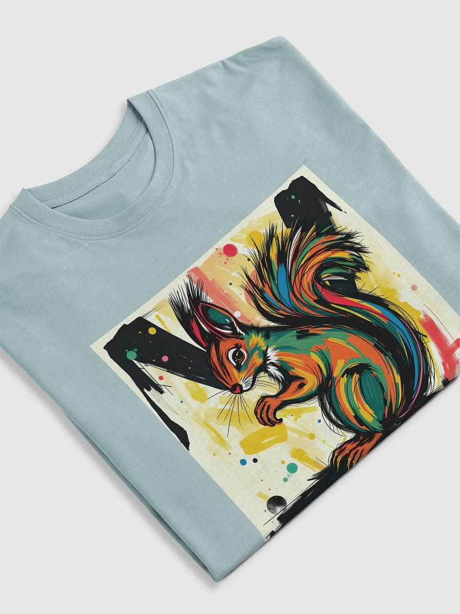 graffiti style squirrel Premium Cotton Heritage Tee: Unmatched Comfort & Style product image (5)