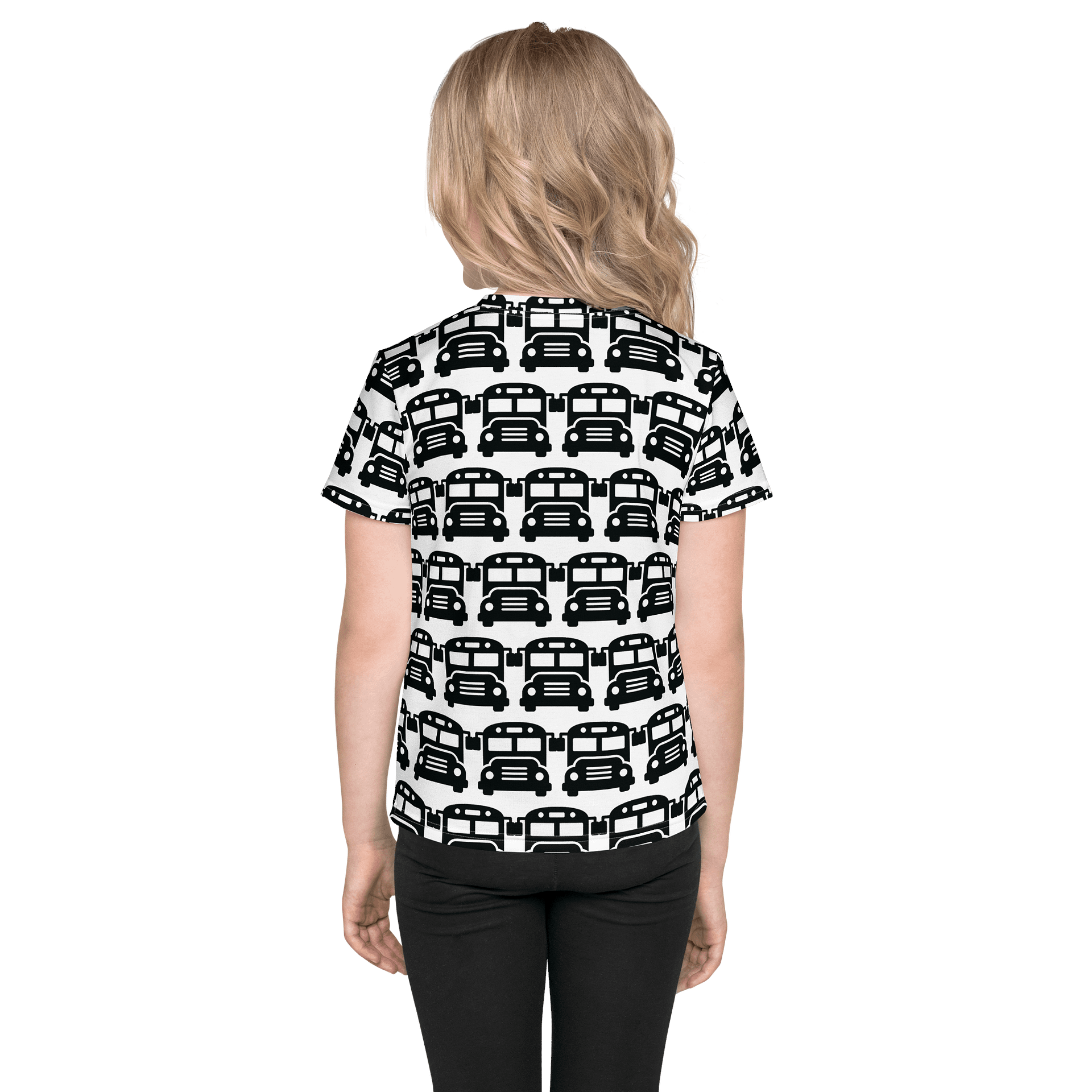 Customizable Grid Pattern Kids T-Shirt product image (2)