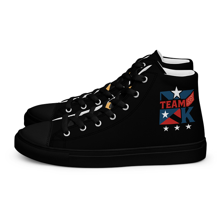 Team K Puerto Rico Women's High Top Canvas Shoes product image (1)