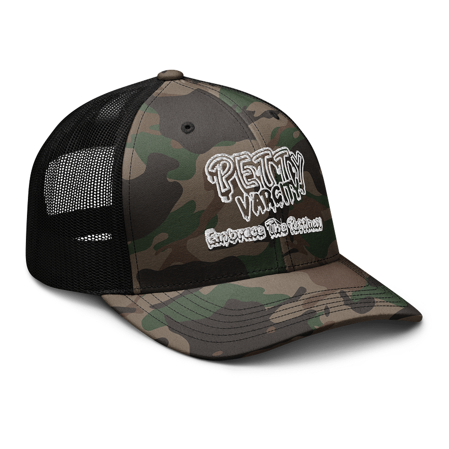 Petty Varcity Camouflage Trucker Hat product image (8)