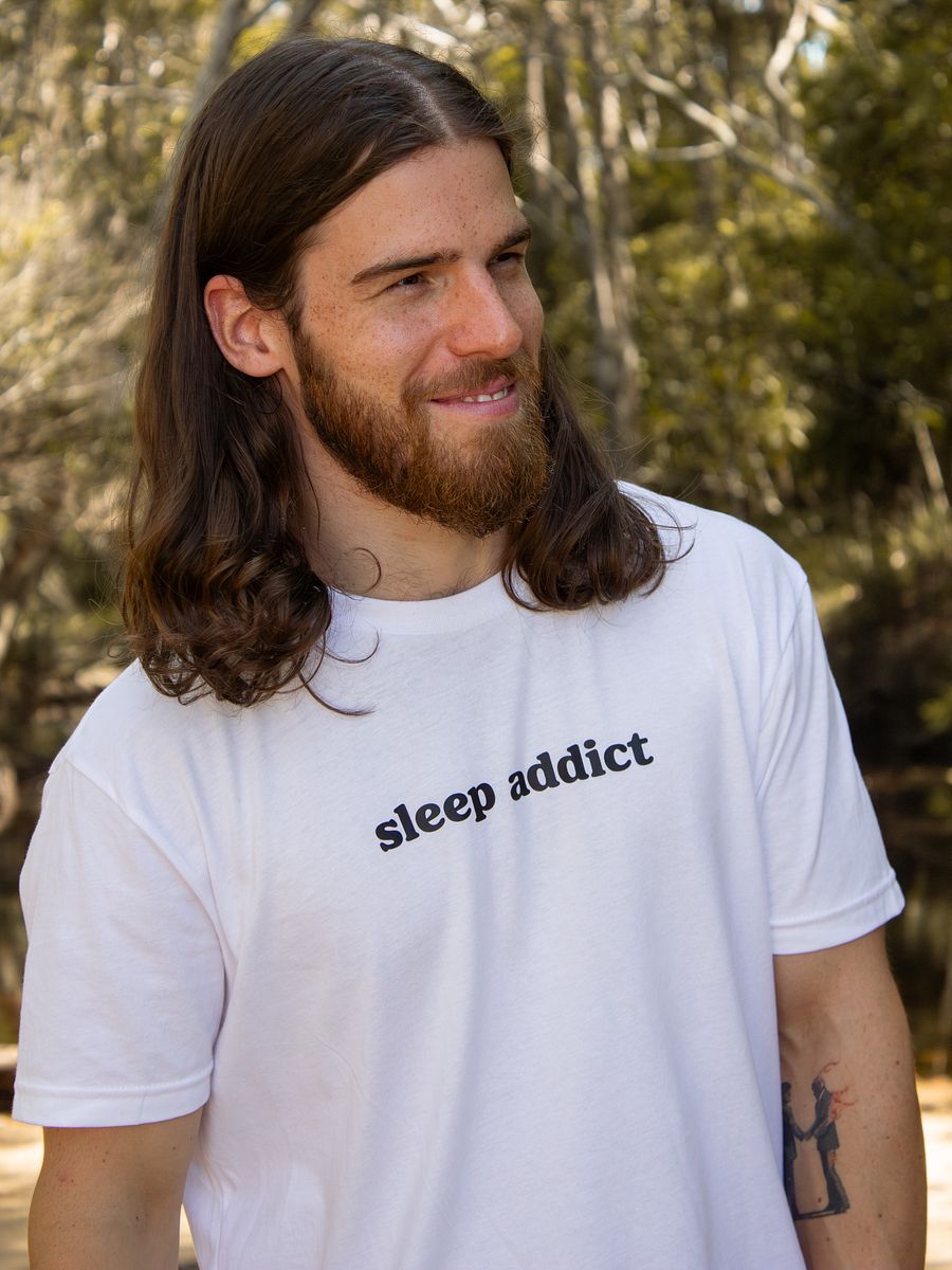 Sleep Addict Tee White product image (3)