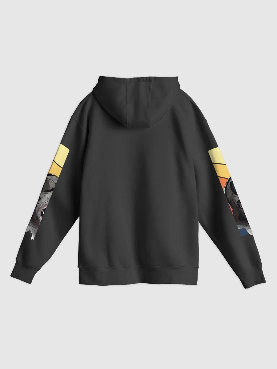 Ethereal Skull Spirit Sunset Ghostly Dog for Halloween Hoodie product image (4)