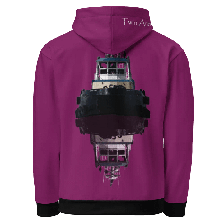 Eggplant Pacific Titan Reflection Hoodie product image (1)