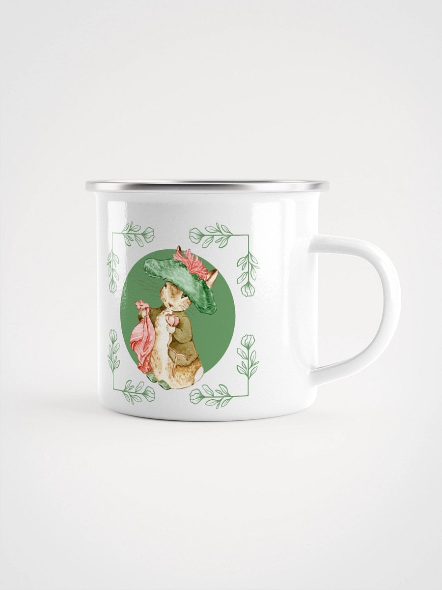 Whimsical Rabbit Adventure Enamel Mug product image (1)