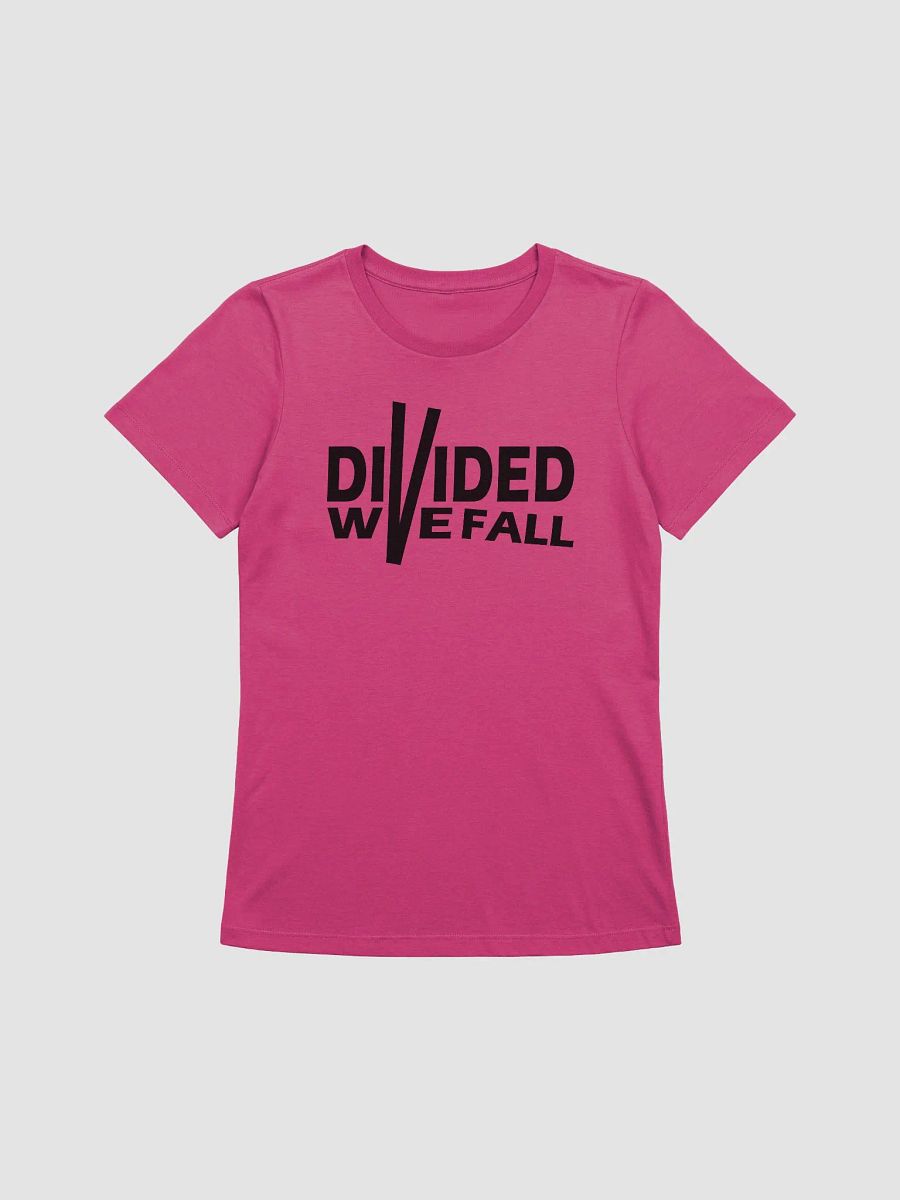 Divided We Fall - Black - Bella+Canvas Women's Supersoft Relaxed-fit T-Shirt product image (1)