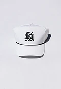 White LAGC Logo Rope Hat product image (1)
