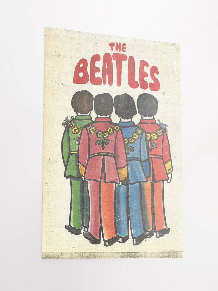 Sgt. Pepper's Tribute Poster – Vintage Beatles Art Print (Retro Music Wall Decor, Iconic Band Memorabilia) product image (4)