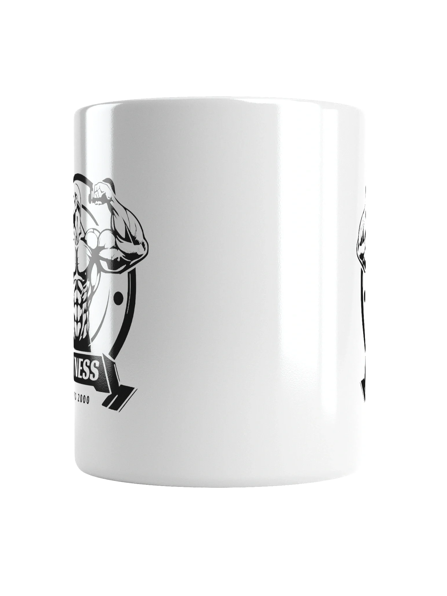 Muscular Fitness White Glossy Mug product image (6)