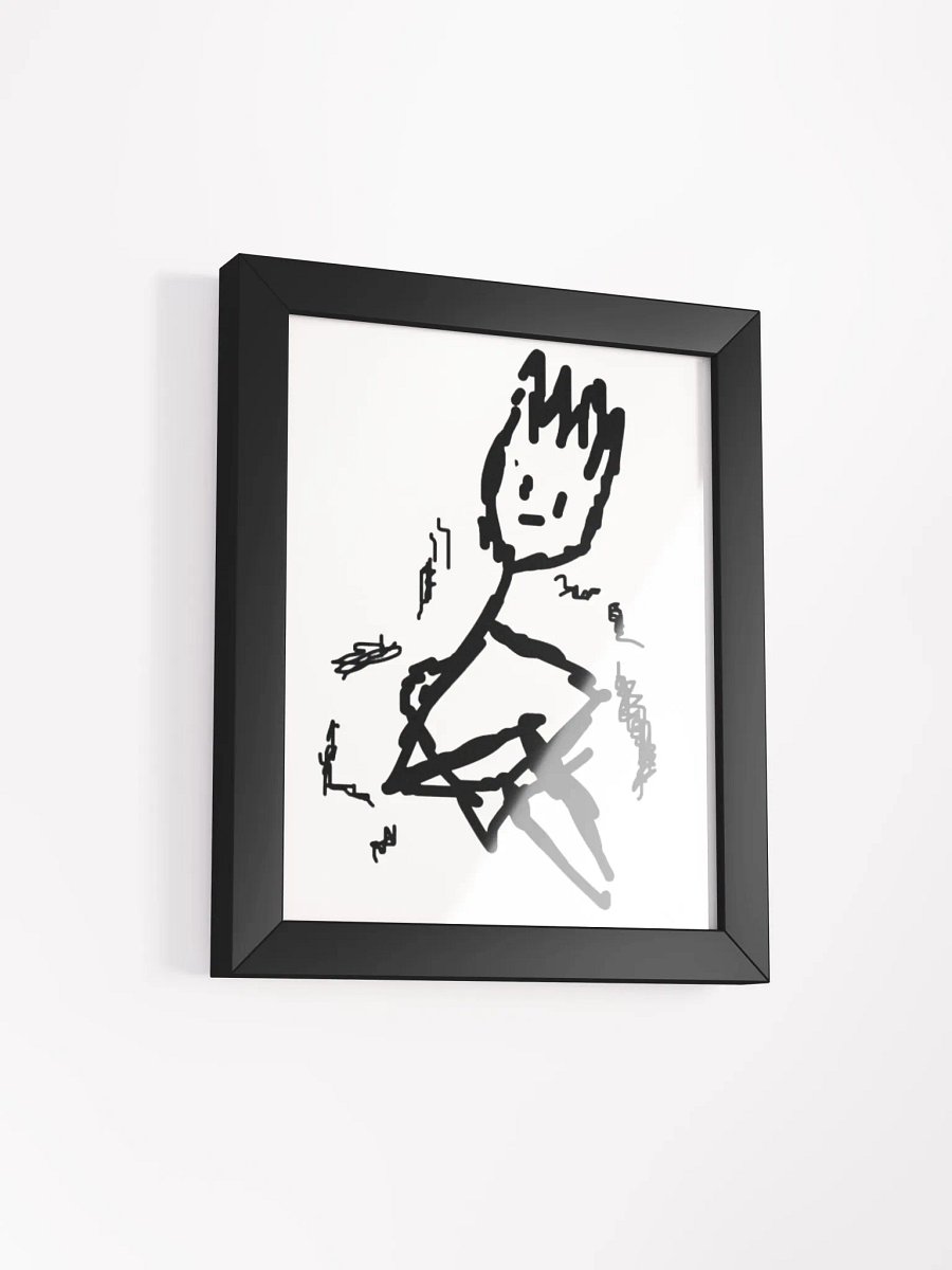 NEVER COMFORTABLE FRAMED POSTER - V.2 product image (2)