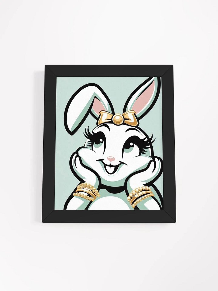 Golden Bunny Joy Framed Poster product image (1)