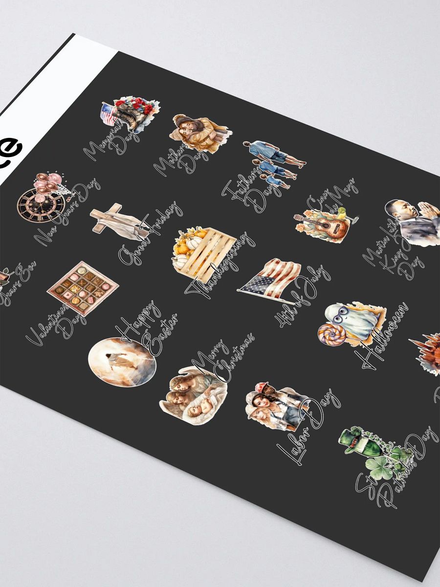 Holiday Stickers with Icons - planner calendar product image (2)