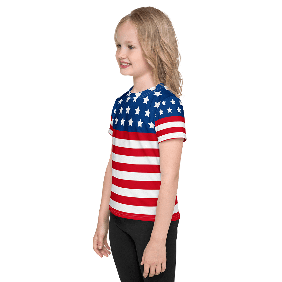 Patriotic Stars & Stripes Kids T-Shirt product image (3)