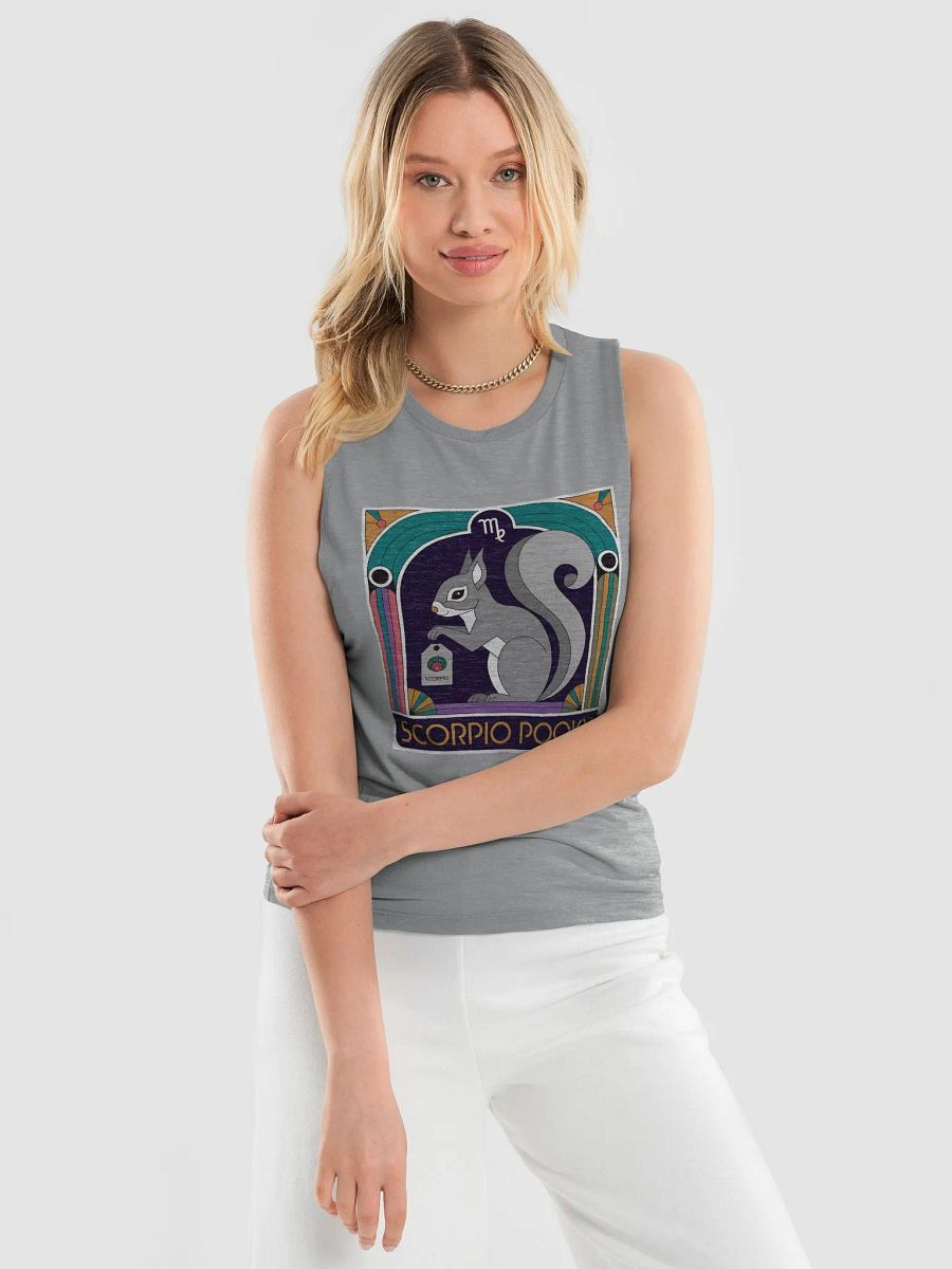 Zodiac Squirrel Flowy Muscle Tank product image (3)
