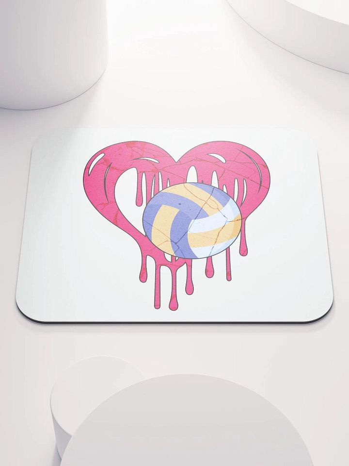 Heart Volleyball Mouse Pad product image (1)