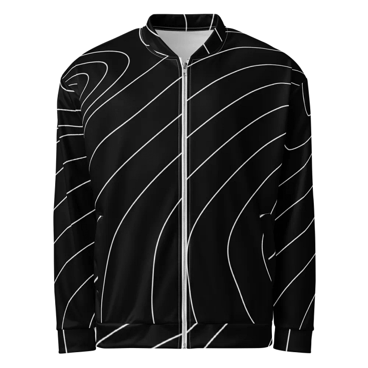 Topographic Threads Bomber Jacket product image (2)