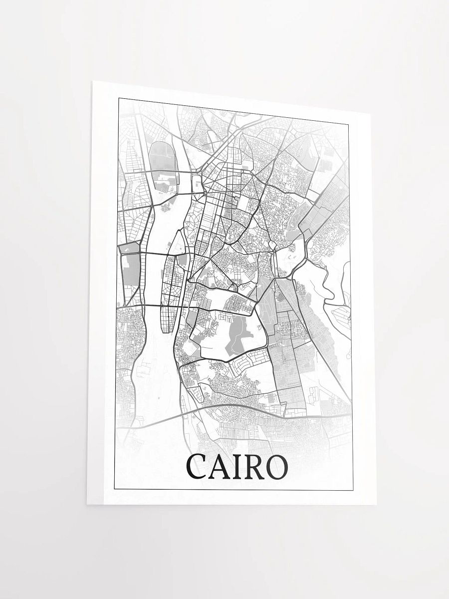 Cairo, Egypt, city map print product image (13)