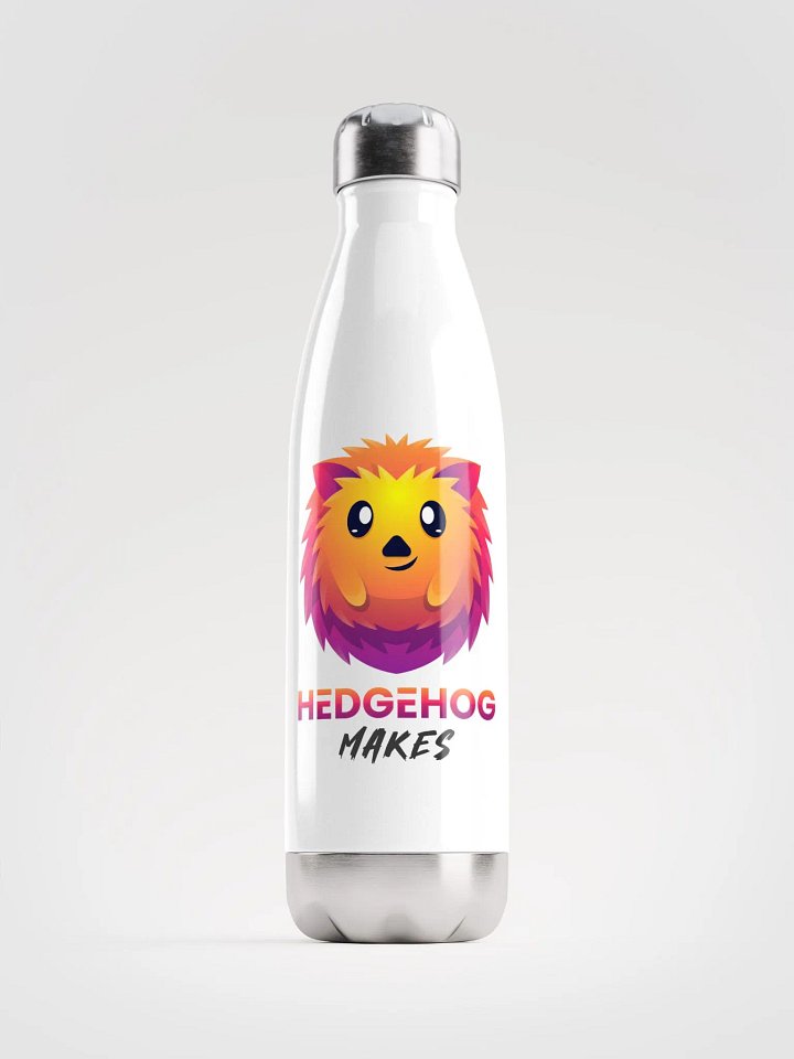 Hedgehog Makes Insulated Bottle White product image (1)