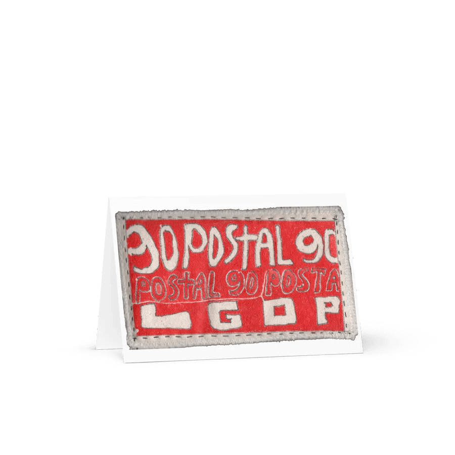 Go Postal Red 2 greeting card product image (3)