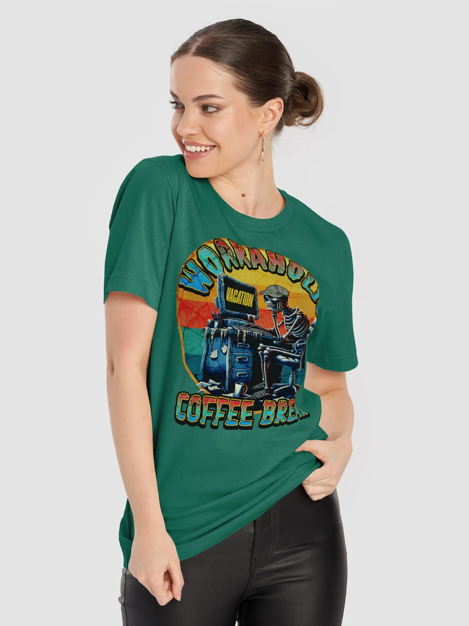 Workaholic Coffee Break Vacation T-Shirt product image (5)