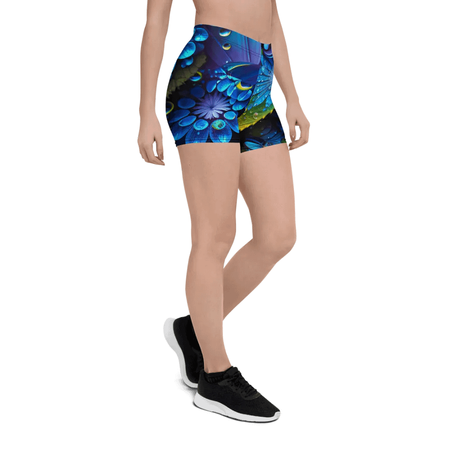 Kawaiikitten Exclusive Premium Dew Drop Comfort Yoga Shorts product image (8)