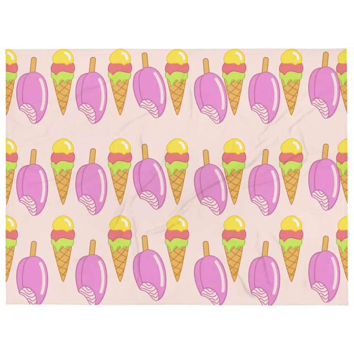 Ice Cream Throw Blanket product image (1)