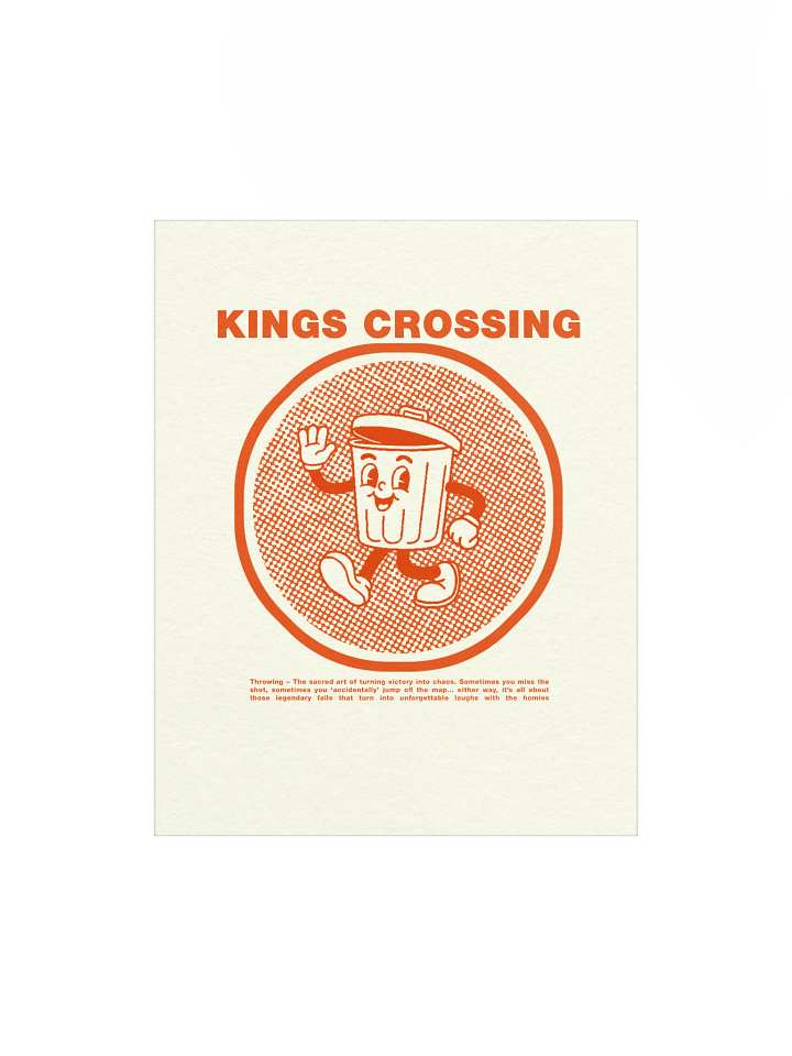 Retro Trash Poster - Cream product image (1)