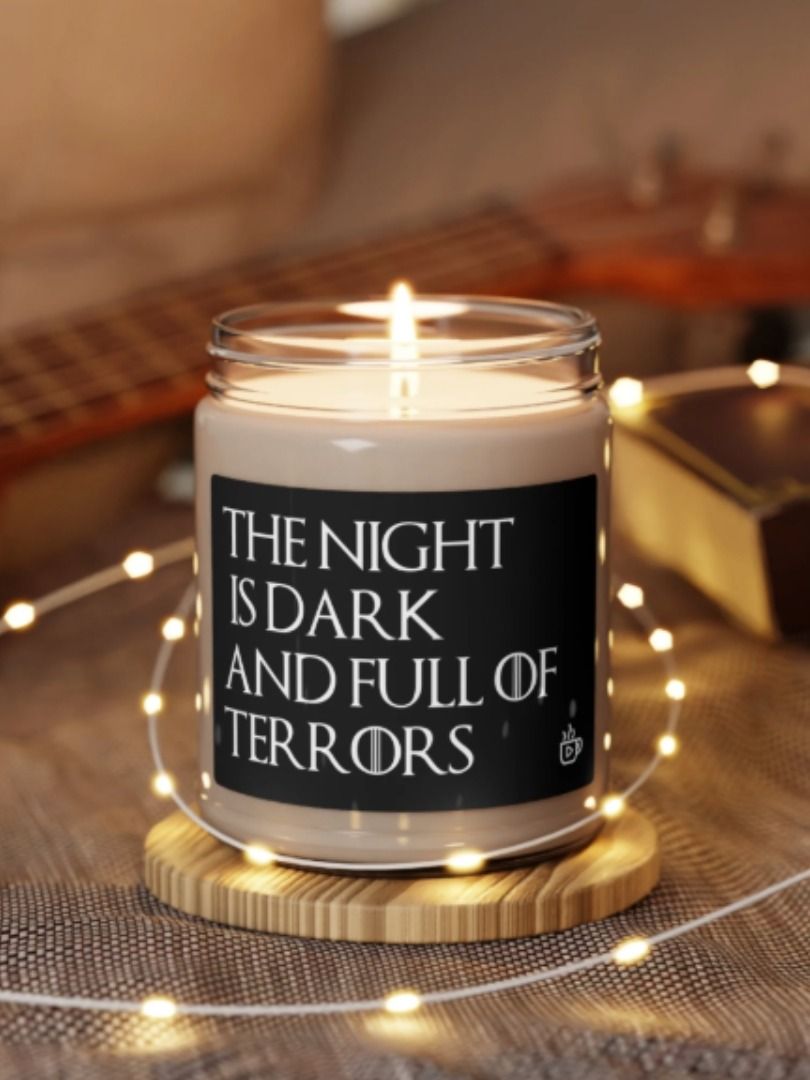 The Night Is Dark and Full of Terrors Candle – Fantasy Inspired Scented Candle product image (4)