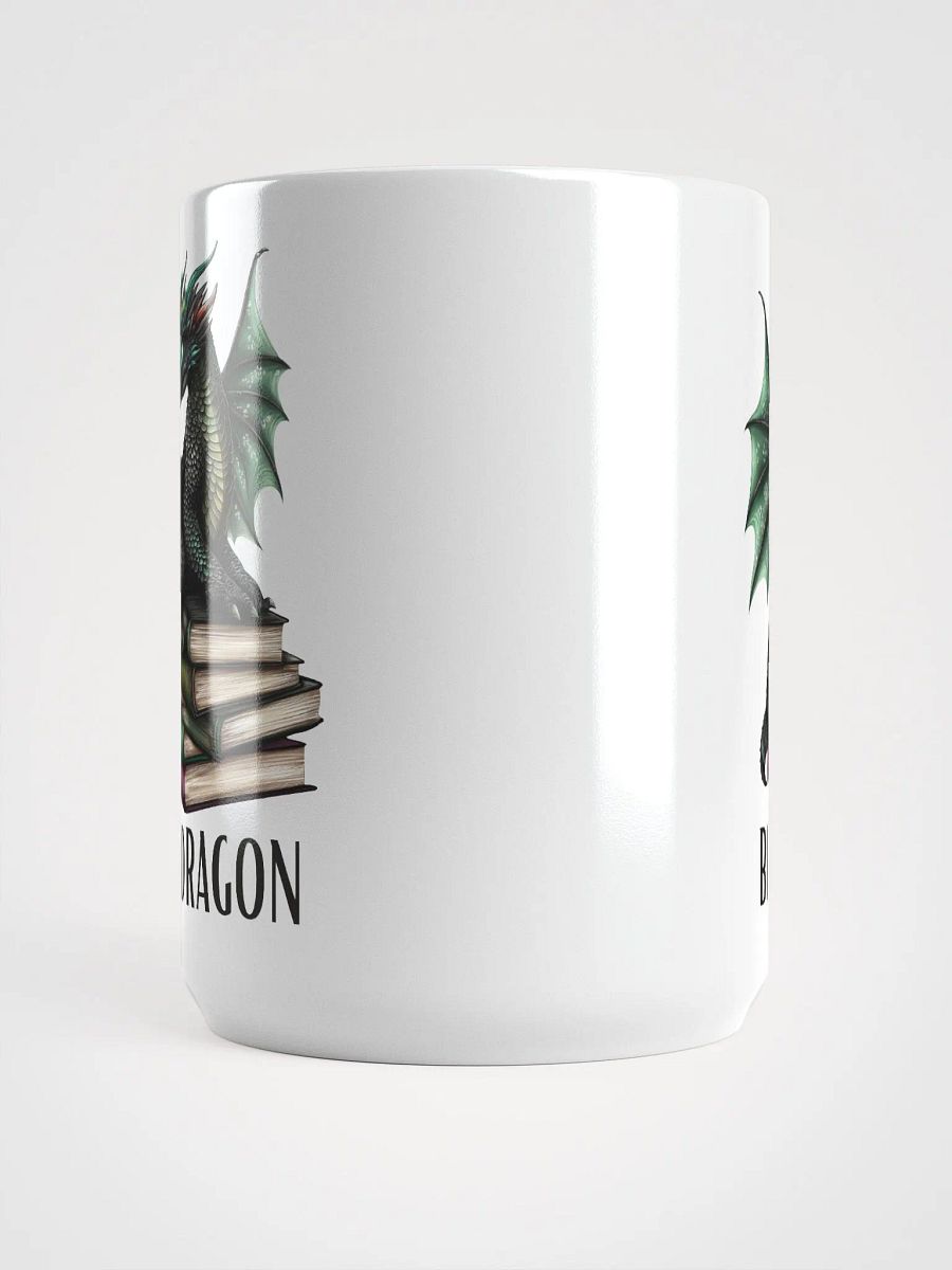 Book Dragon White Glossy Mug product image (5)