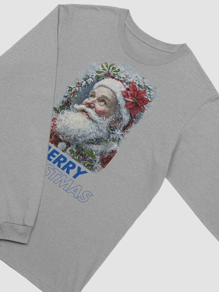 Festive Santa Merry Christmas Long Sleeve Tee product image (4)