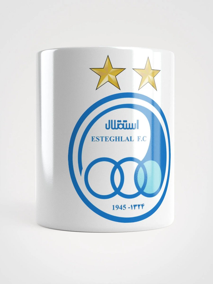Esteghlal F.C. Logo White Glossy Mug product image (15)