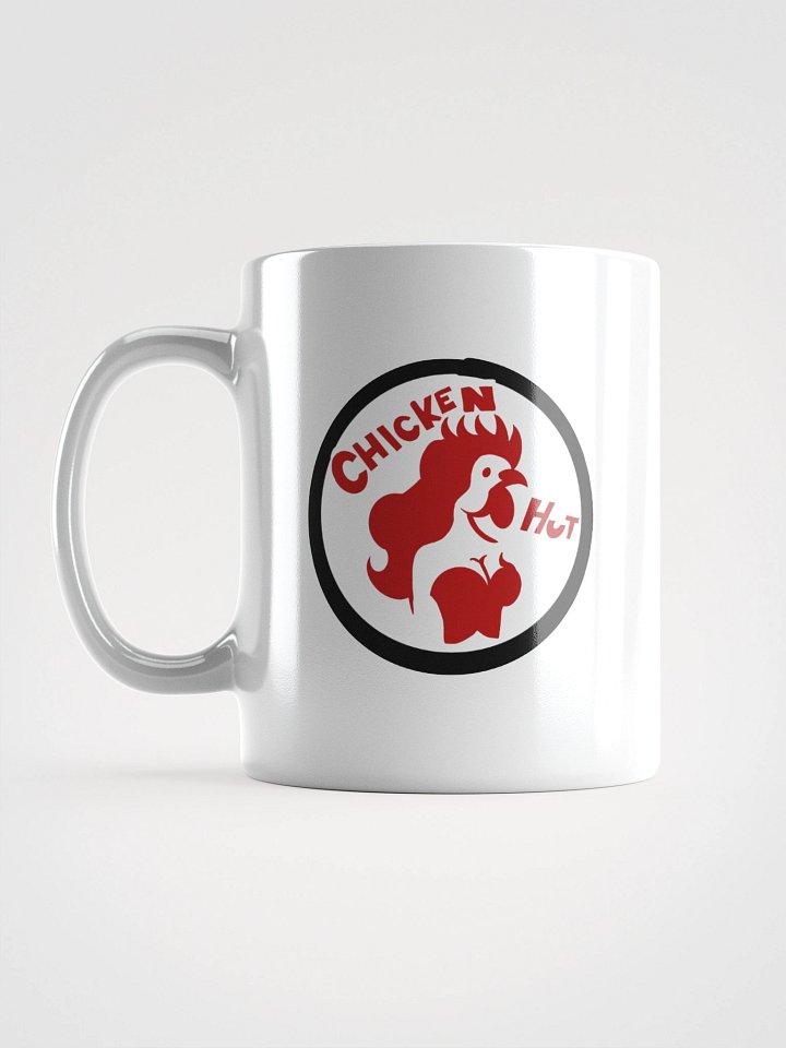 The Chicken Hut Logo White Glossy Mug product image (2)