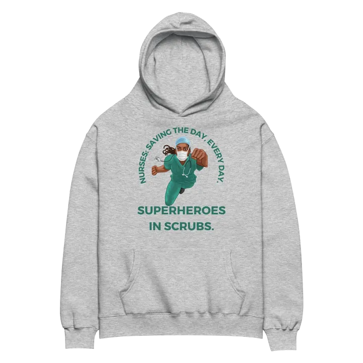 Nurse Superhero Appreciation Oversized Hoodie product image (2)