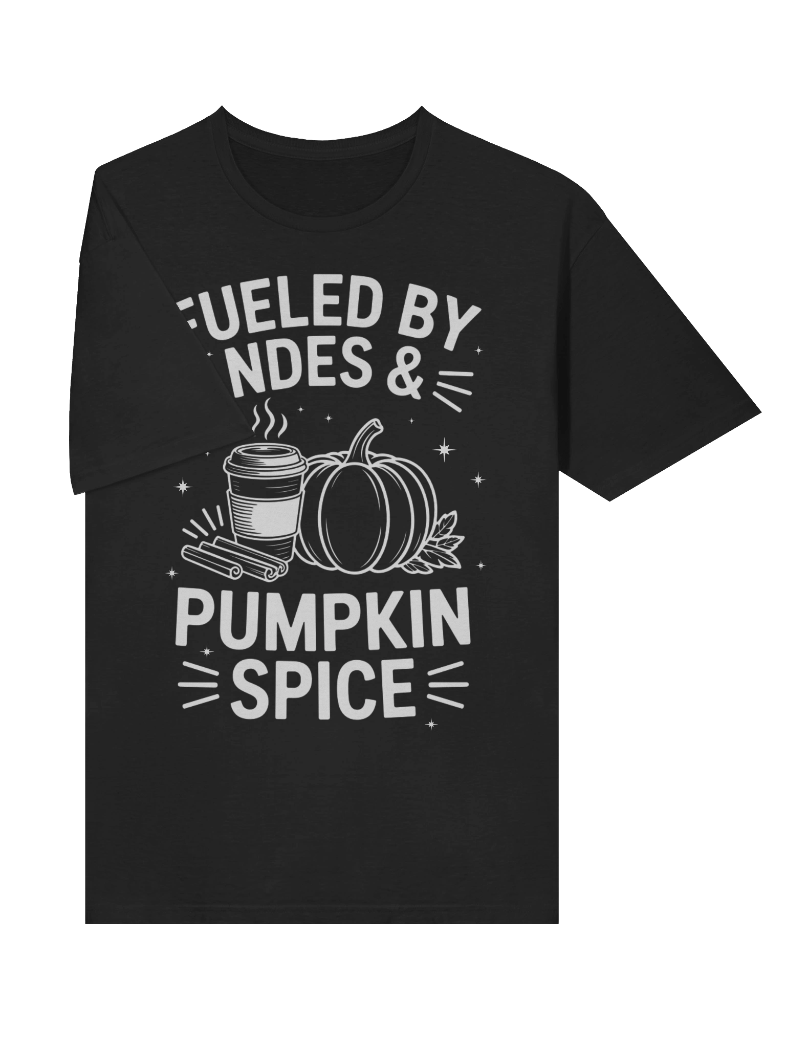 Fueled by NDEs & Pumpkin Spice T-Shirt | Spiritual Apparel | NDE | Awakening product image (4)