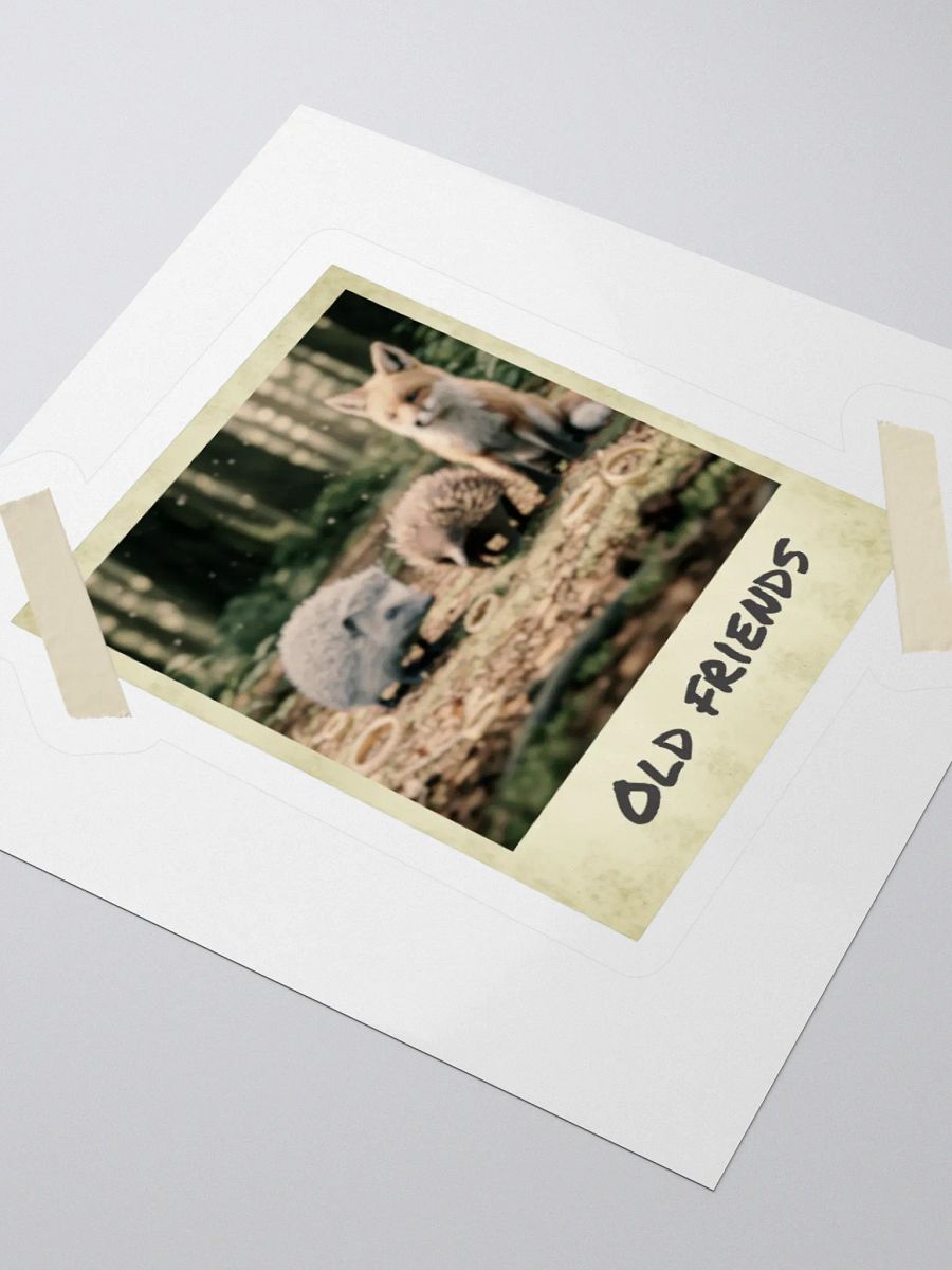 Old Friends - Hedgehog, Echidna and Fox, Polaroid Photo Sticker product image (9)