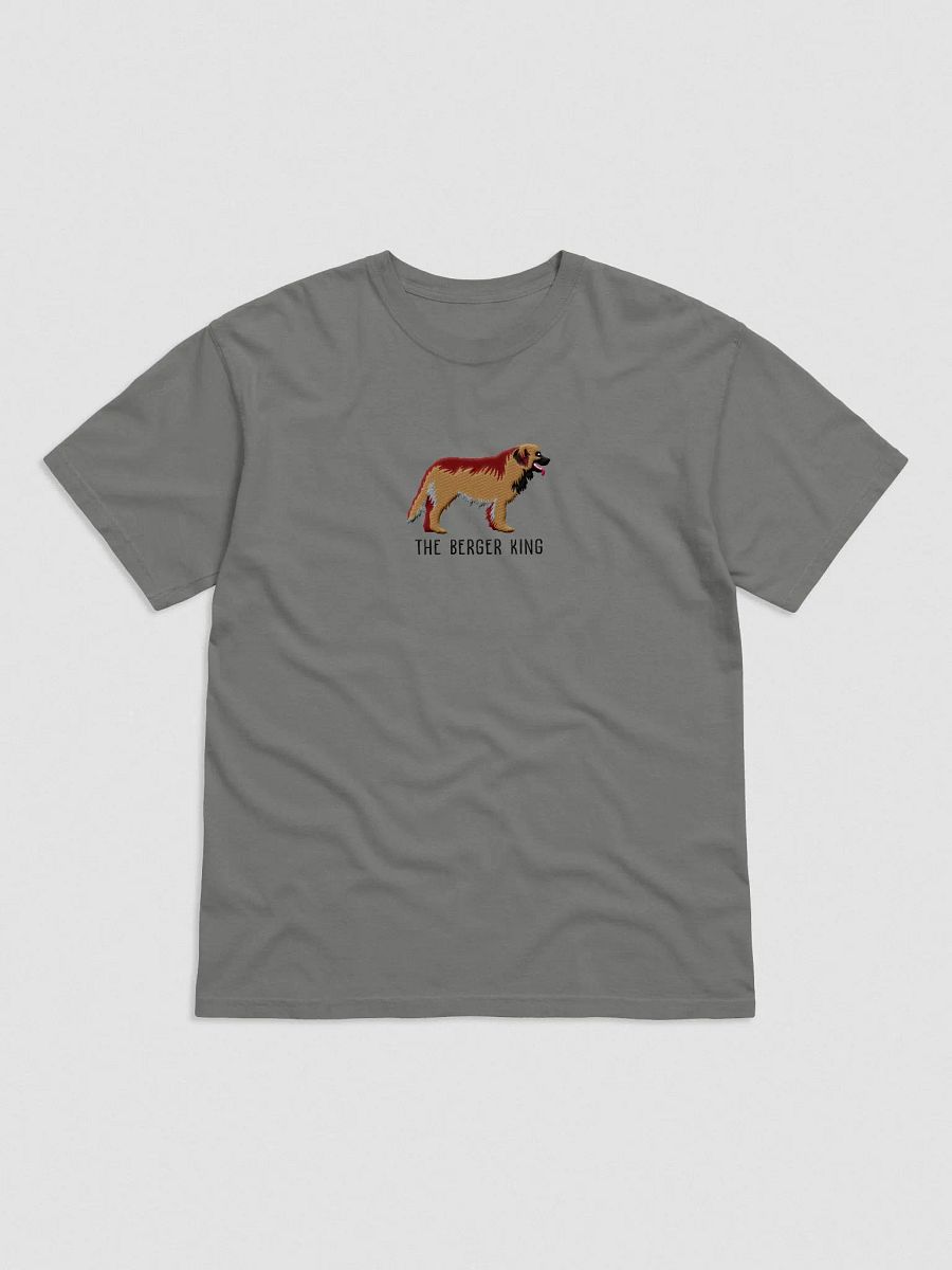 The Berger King T-Shirt(Embroidered) of a Leonberger product image (4)