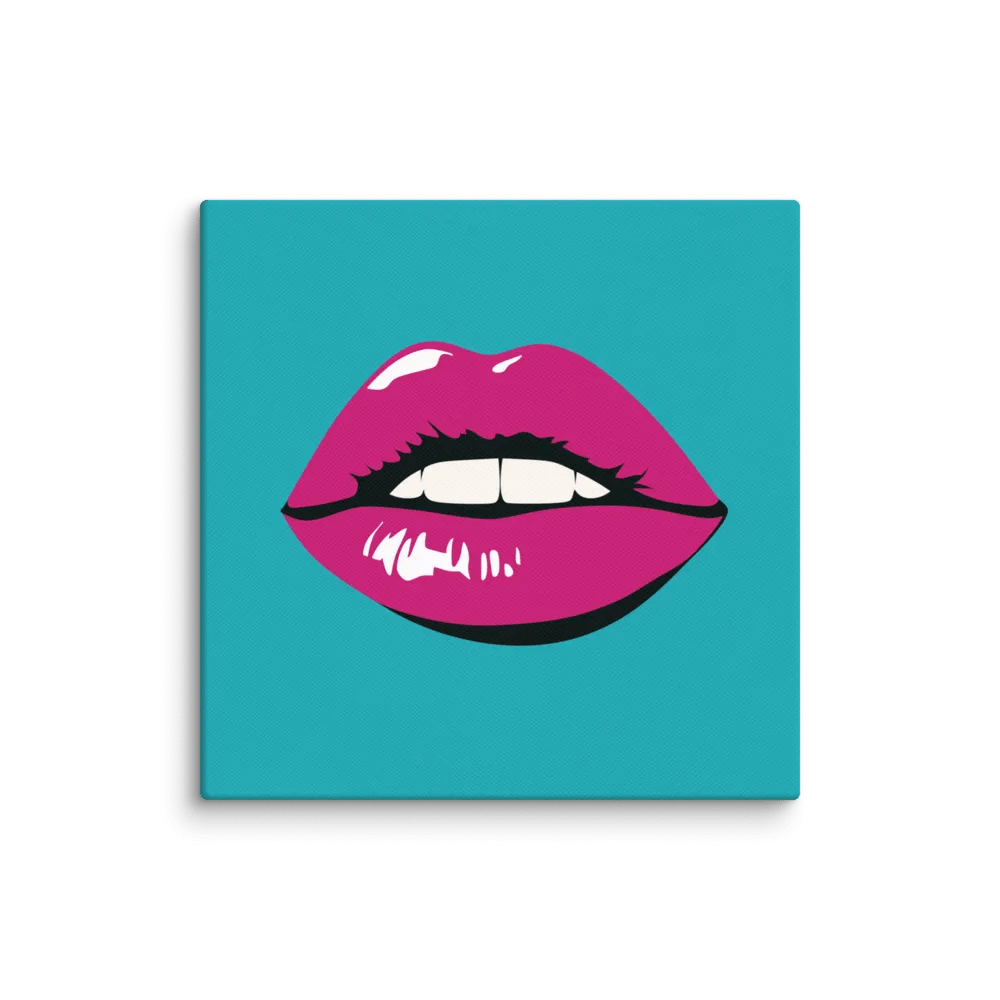 Magenta Lips Art Canvas product image (17)