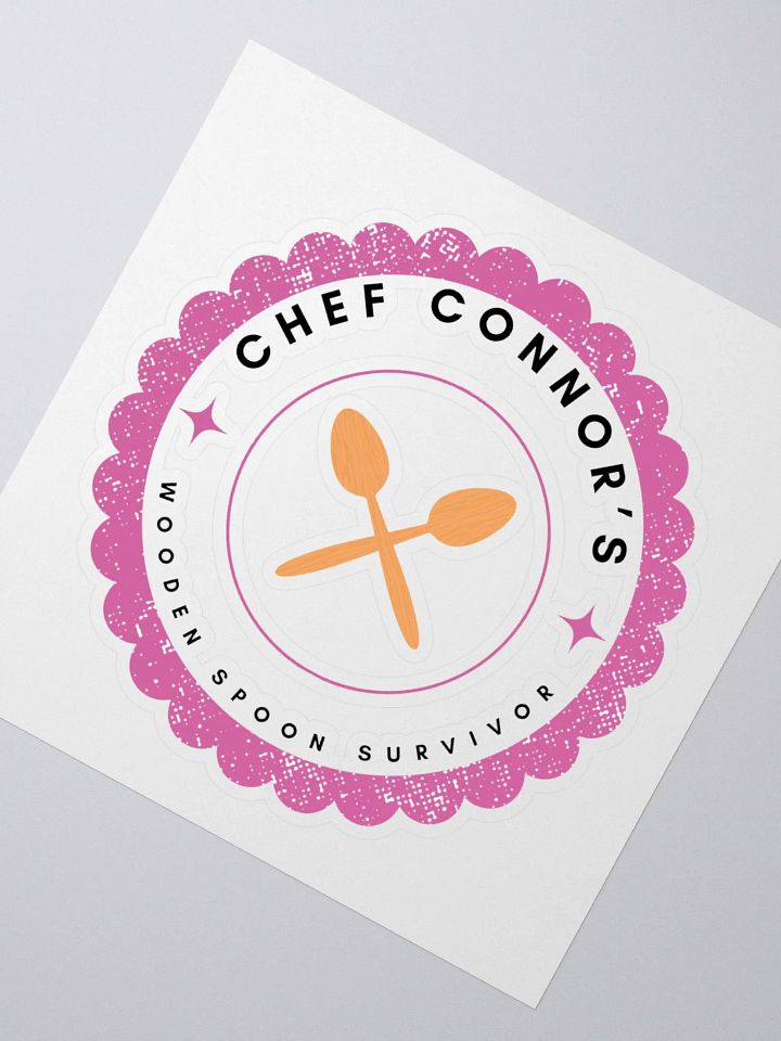 Chef Connor Kiss Cut Sticker product image (2)
