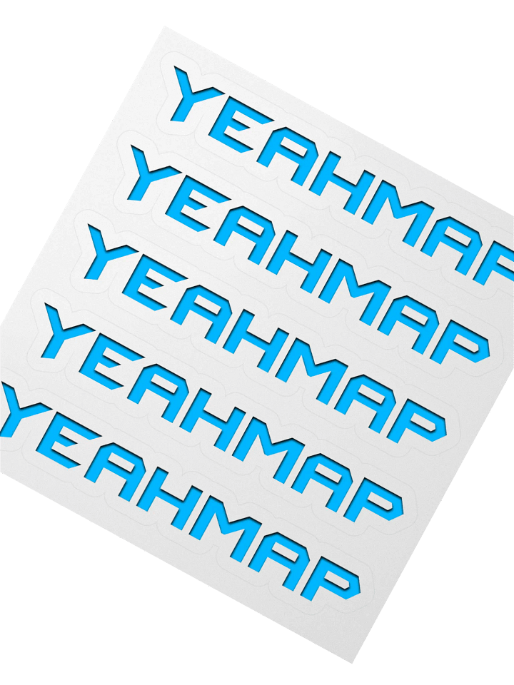YEAHMAP - STICKER - BASIC product image (2)