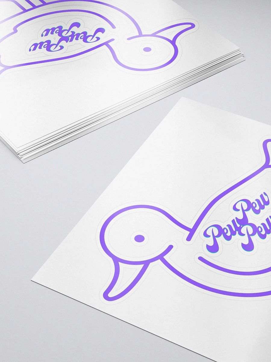 Pew pew pew (kiss sticker) product image (5)